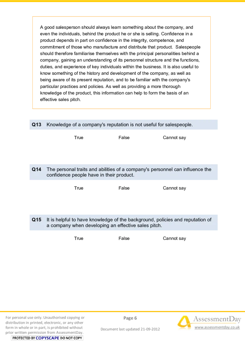 VerbalReasoningTest4-Questions_2025春招题库汇总_十大行测题库_2023年十大热门题库更新中_05、TalentQ汇总_TalentQ笔试题库中文_TalentQ（图文版-参考）_2选看通用测试题，适用于TalentQ（N多题）