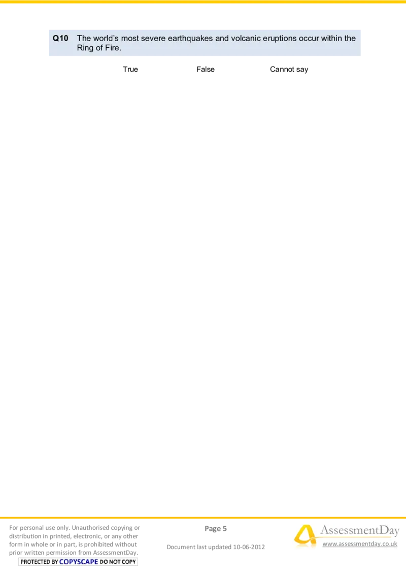 VerbalReasoningTest5-Questions_2025春招题库汇总_八大题库-1_04八大汇总_信永中和_专业题综合知识-参考_英文题_VerbalReasoningTests