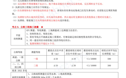 2025-04-第1章-路基工程（四）_2026年一级建造师_2026年一建公路_2025年一建公路SVIP_04-冲刺串讲✿考点强化✿小灶集训_04-公路《冲刺串讲班》安慧KL_讲义