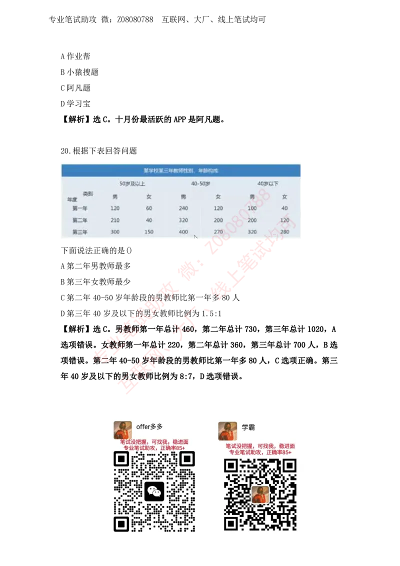 ⑤北森资料分析汇总带答案解析_题库可搜答案_北森题库(更新9.10)_北森（可搜）_北森各个题型汇总