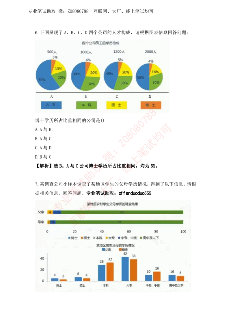 ⑤北森资料分析汇总带答案解析_题库可搜答案_北森题库(更新9.10)_北森（可搜）_北森各个题型汇总