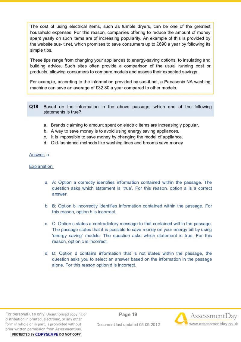 VerbalComprehensionTest3-Solutions_2025春招题库汇总_八大题库-1_04八大汇总_信永中和_专业题综合知识-参考_英文题_VerbalReasoningTests
