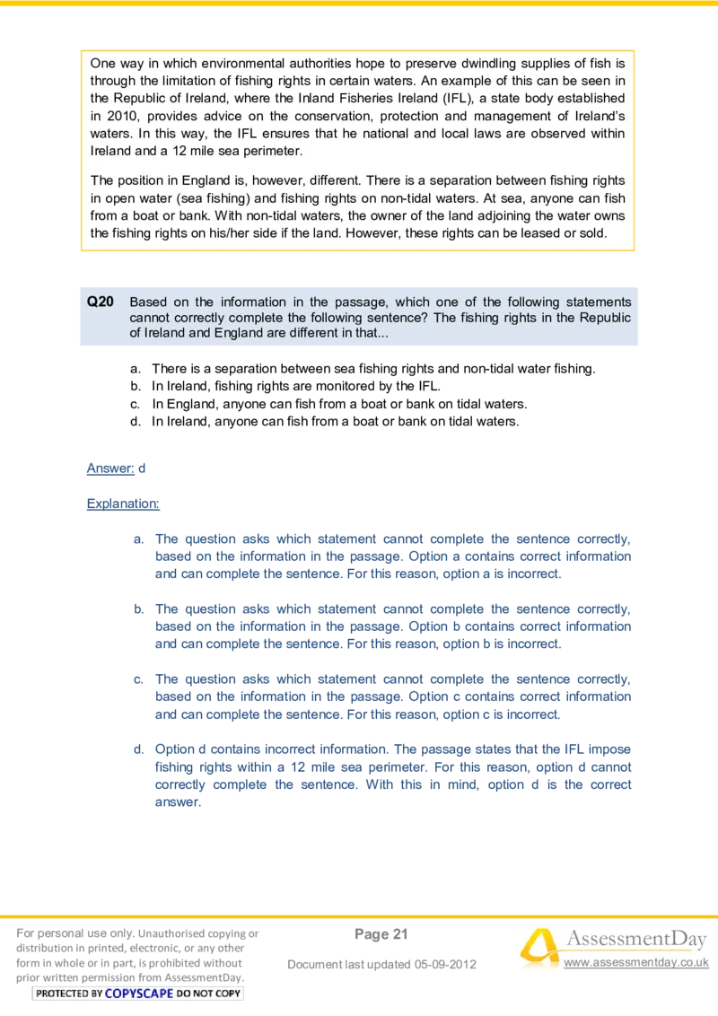 VerbalComprehensionTest3-Solutions_2025春招题库汇总_八大题库-1_04八大汇总_信永中和_专业题综合知识-参考_英文题_VerbalReasoningTests