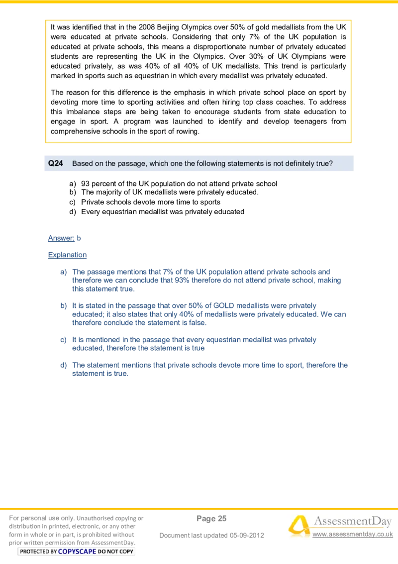 VerbalComprehensionTest3-Solutions_2025春招题库汇总_八大题库-1_04八大汇总_信永中和_专业题综合知识-参考_英文题_VerbalReasoningTests