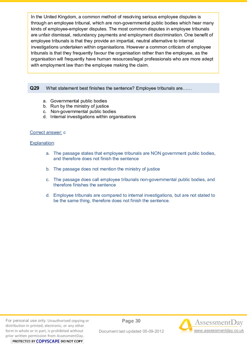 VerbalComprehensionTest3-Solutions_2025春招题库汇总_八大题库-1_04八大汇总_信永中和_专业题综合知识-参考_英文题_VerbalReasoningTests