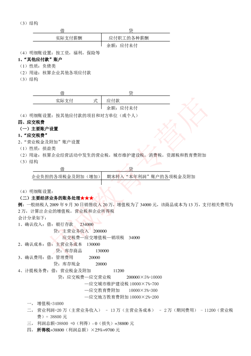 会计专项讲义--会计学知识考点讲义归纳总结_2025春招题库汇总_十大行测题库_2023年十大热门题库更新中_09、易考汇总_银行笔试包含专业题_专项讲义