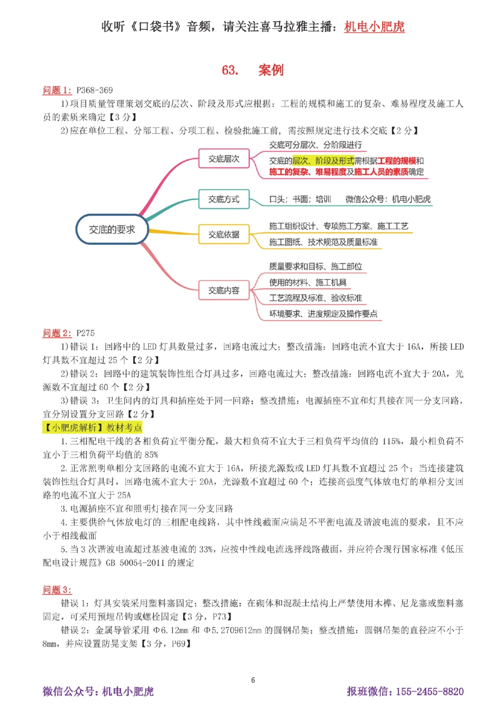 12-案例百题斩（61-65题）_2026年一级建造师_2026年一建机电_2025年一建机电SVIP_04-冲刺串讲✿考点强化✿小灶集训_17-机电《案例百题斩》小肥虎SMR