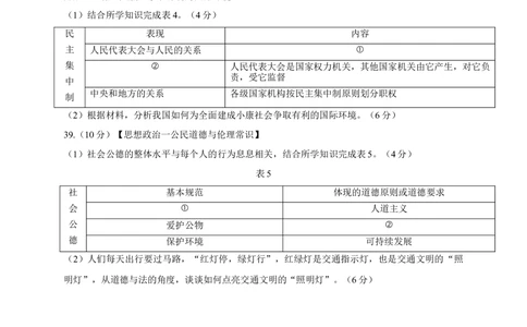 2013年高考政治试卷（山东）（空白卷）_政治历年高考真题_新&middot;Word版2008-2025&middot;高考政治真题_政治（按年份分类）2008-2025_2013&middot;政治高考真题