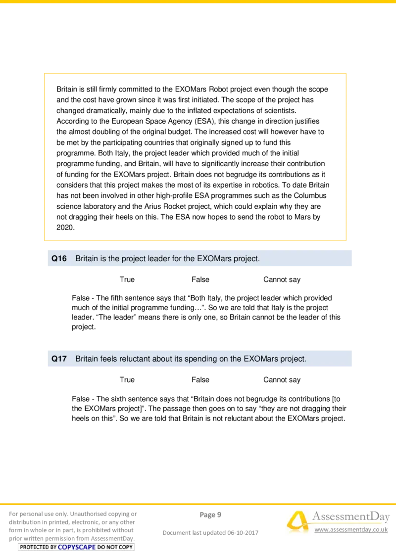 VerbalReasoningTest2-Solutions_2025春招题库汇总_十大行测题库_2023年十大热门题库更新中_05、TalentQ汇总_TalentQ测试题（适合大多数外资银行以及其他企业）_VerbalReasoning