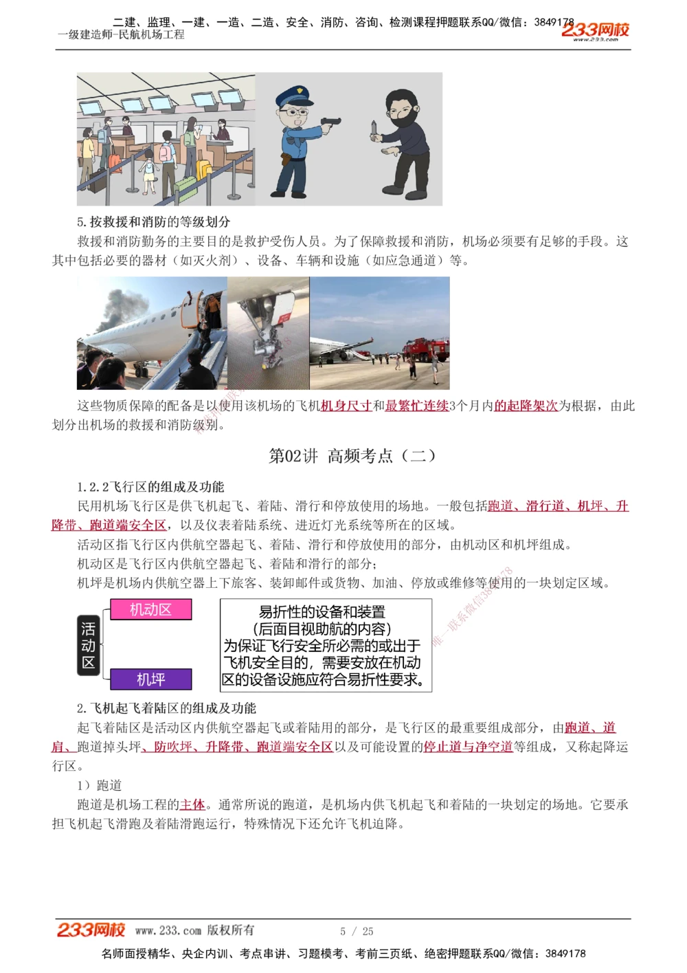 1-9_2026年一级建造师_2026年一建民航_2025年一建民航SVIP_04-冲刺串讲✿考点强化✿小灶集训_06-民航《高频考点班》谷永生233