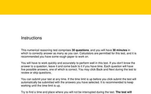 NumericalReasoningTest4-Questions_2025春招题库汇总_十大行测题库_2023年十大热门题库更新中_05、TalentQ汇总_TalentQ测试题（适合大多数外资银行以及其他企业）_NumericalReasoning