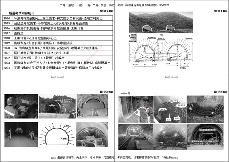 15.2025年一建直播带学4隧道工程（黑白打印版）_2026年一级建造师_2026年一建公路_2025年一建公路SVIP_02-基础精讲✿高端面授✿深度强化_30-公路《直播带学班》刘滢XT_--配套讲义--