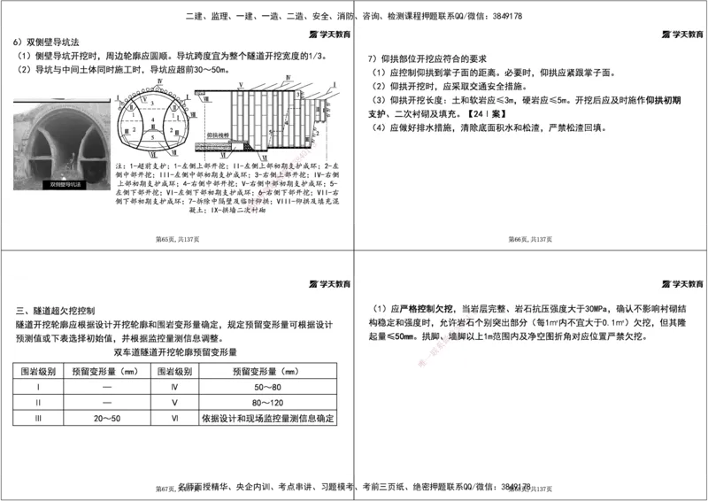 15.2025年一建直播带学4隧道工程（黑白打印版）_2026年一级建造师_2026年一建公路_2025年一建公路SVIP_02-基础精讲✿高端面授✿深度强化_30-公路《直播带学班》刘滢XT_--配套讲义--
