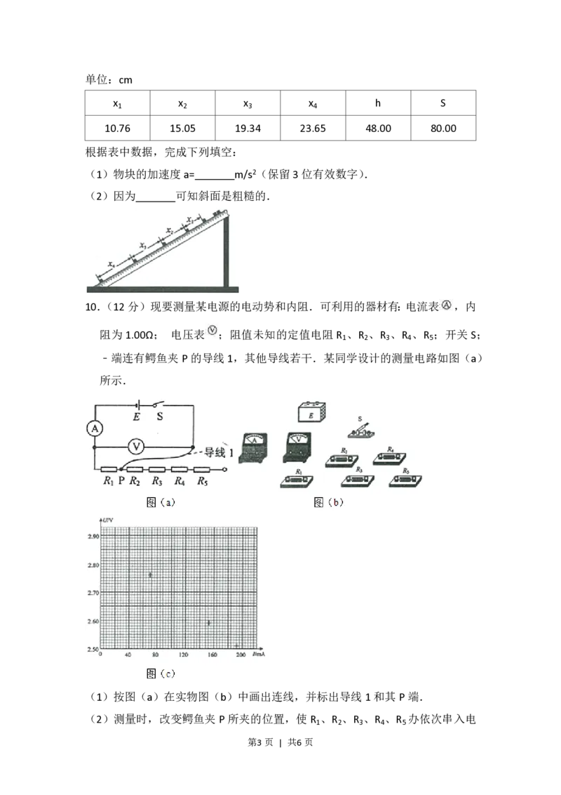2014年高考物理试卷（大纲版）（空白卷）_物理历年高考真题_新&middot;PDF版2008-2025&middot;高考物理真题_物理（按年份分类）2008-2025_2014&middot;高考物理真题