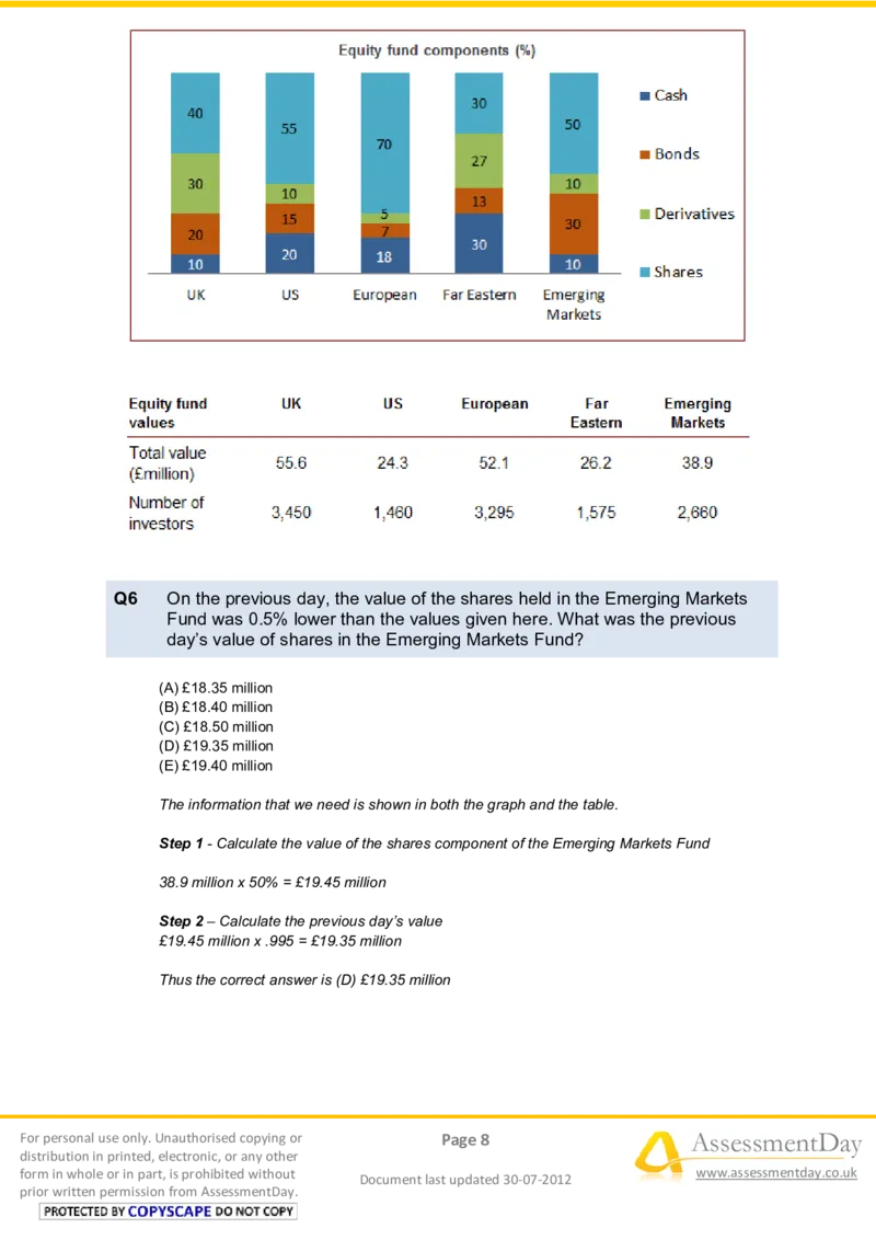 NumericalReasoningTest6-Solutions_2025春招题库汇总_十大行测题库_2023年十大热门题库更新中_05、TalentQ汇总_TalentQ笔试题库中文_TalentQ（图文版-参考）_2选看通用测试题，适用于TalentQ（N多题）