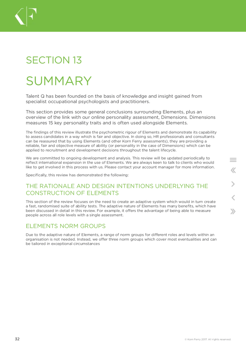 TQ-401-KF-Elements-DEC-2017_2025春招题库汇总_十大行测题库_2023年十大热门题库更新中_05、TalentQ汇总_TalentQ测试题（适合大多数外资银行以及其他企业）