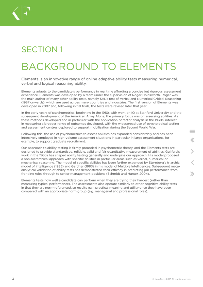 TQ-401-KF-Elements-DEC-2017_2025春招题库汇总_十大行测题库_2023年十大热门题库更新中_05、TalentQ汇总_TalentQ测试题（适合大多数外资银行以及其他企业）