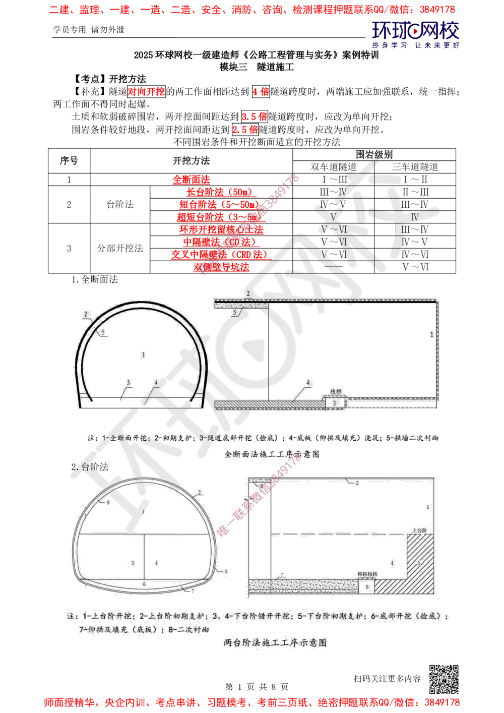 14.2025一建公路案例特训-第14讲-专题四隧道工程（2）_2026年一级建造师_2026年一建公路_2025年一建公路SVIP_04-冲刺串讲✿考点强化✿小灶集训_07-公路《案例特训班》吴然HQ