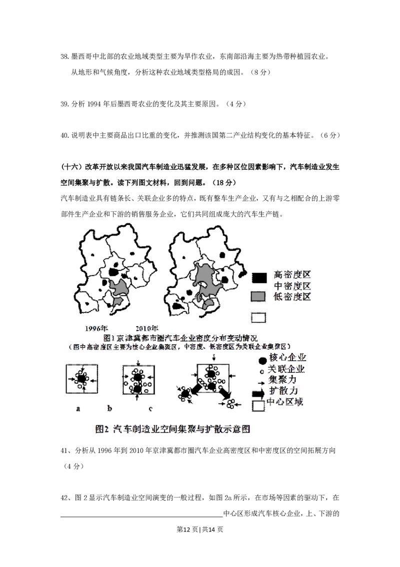 2014年高考地理试题（上海）（空白卷）_地理历年高考真题_新&middot;PDF版2008-2025&middot;高考地理真题_地理（按省份分类）2008-2025_2008-2021,2024-2025&middot;（上海）地理高考真题