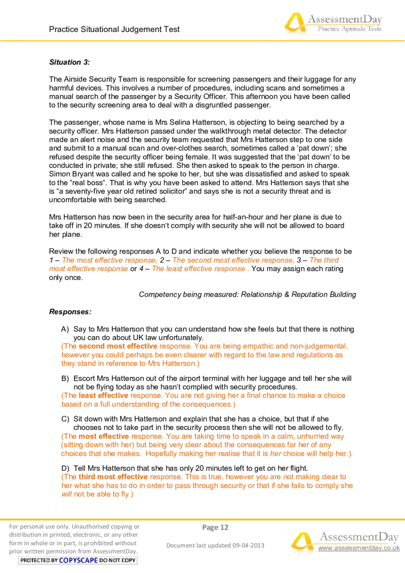 SJT3-Answers_2025春招题库汇总_十大行测题库_2023年十大热门题库更新中_05、TalentQ汇总_TalentQ测试题（适合大多数外资银行以及其他企业）_2选看通用测试题，适用于TalentQ（N多题）