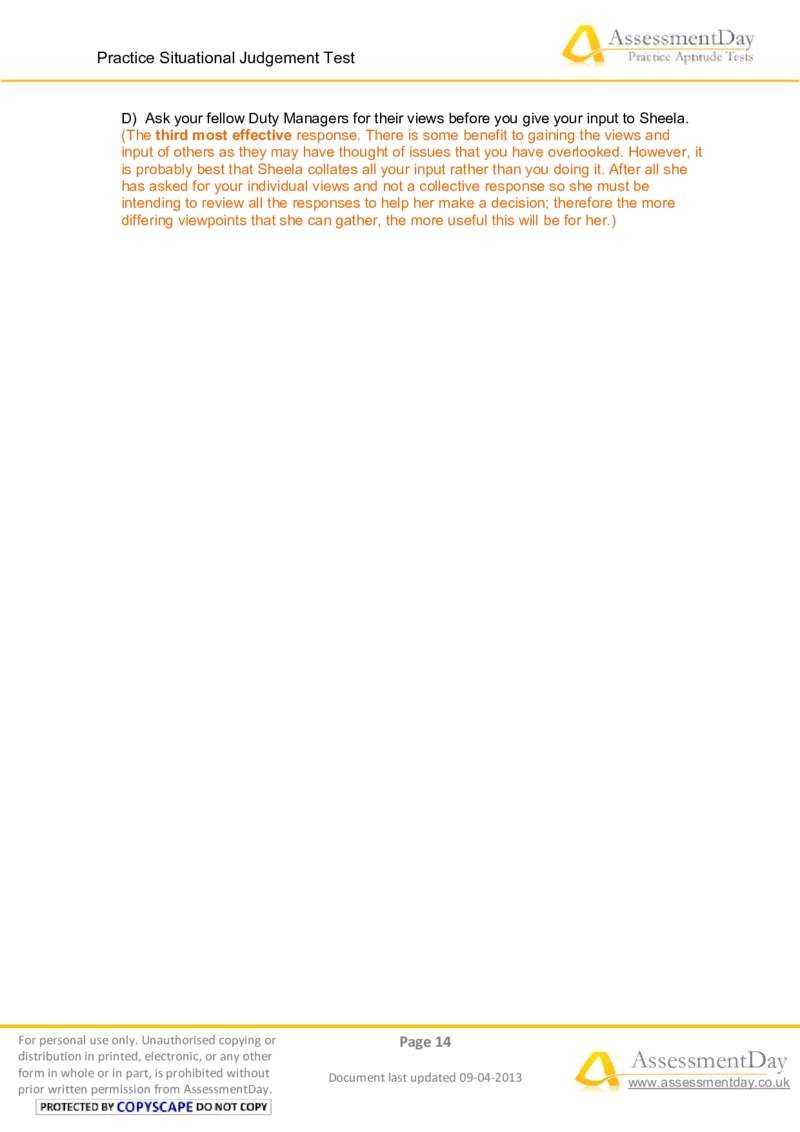 SJT3-Answers_2025春招题库汇总_十大行测题库_2023年十大热门题库更新中_05、TalentQ汇总_TalentQ测试题（适合大多数外资银行以及其他企业）_2选看通用测试题，适用于TalentQ（N多题）