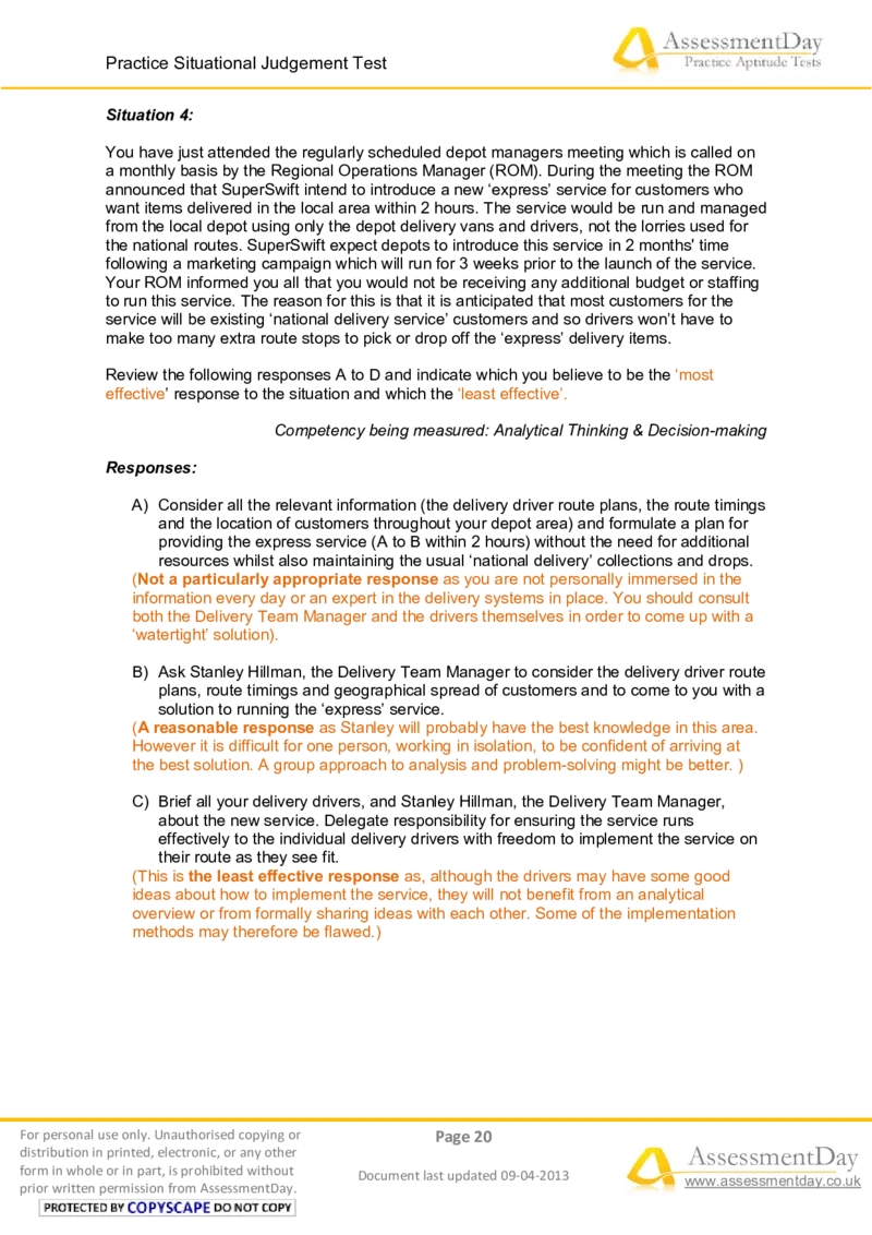 SJT3-Answers_2025春招题库汇总_十大行测题库_2023年十大热门题库更新中_05、TalentQ汇总_TalentQ测试题（适合大多数外资银行以及其他企业）_2选看通用测试题，适用于TalentQ（N多题）
