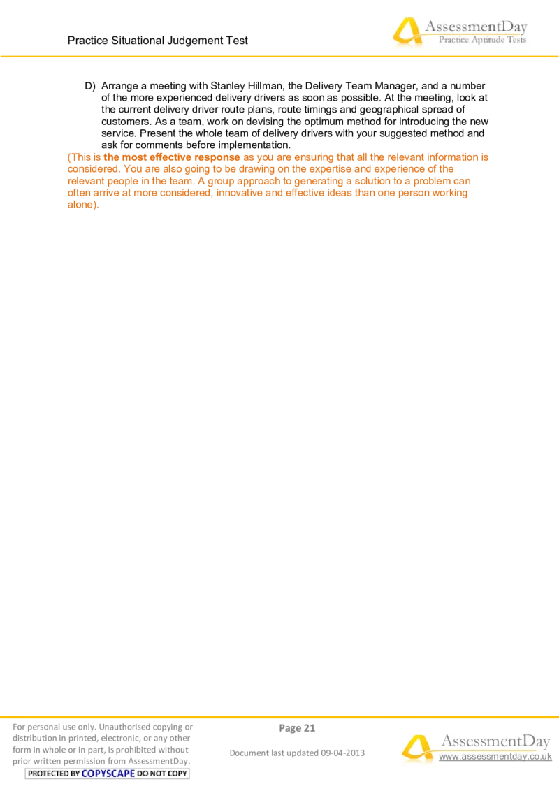 SJT3-Answers_2025春招题库汇总_十大行测题库_2023年十大热门题库更新中_05、TalentQ汇总_TalentQ测试题（适合大多数外资银行以及其他企业）_2选看通用测试题，适用于TalentQ（N多题）