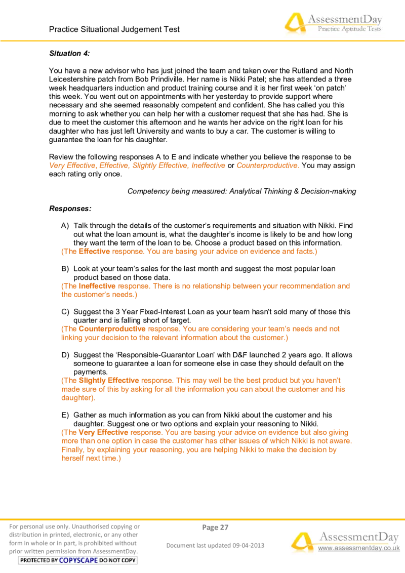 SJT3-Answers_2025春招题库汇总_十大行测题库_2023年十大热门题库更新中_05、TalentQ汇总_TalentQ测试题（适合大多数外资银行以及其他企业）_2选看通用测试题，适用于TalentQ（N多题）