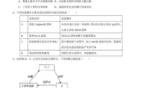 2015年高考化学试卷（福建）（空白卷）_历年高考真题合集_化学历年高考真题_新&middot;PDF版2008-2025&middot;高考化学真题_化学（按试卷类型分类）2008-2025_自主命题卷&middot;化学（2008-2025）(1)