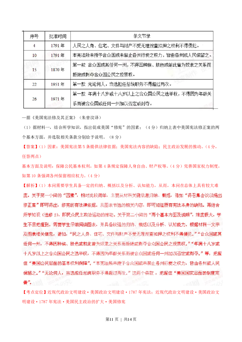 2015年高考历史试卷（四川）（解析卷）_历史历年高考真题_新&middot;PDF版2008-2025&middot;高考历史真题_历史（按试卷类型分类）2008-2025_自主命题卷&middot;历史（2008-2025）
