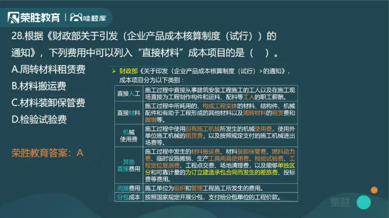 2023年一建管理真题解析讲义（PPT版）_2026年一级建造师_2026年一建管理_2025年一建管理SVIP_03-习题精析✿实战特训✿模考通关_59-管理《真题解析班》大微RS