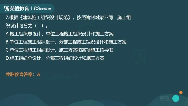 2023年一建管理真题解析讲义（PPT版）_2026年一级建造师_2026年一建管理_2025年一建管理SVIP_03-习题精析✿实战特训✿模考通关_59-管理《真题解析班》大微RS