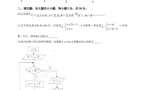 2013年高考数学试卷（文）（湖南）（空白卷）_历年高考真题合集_数学历年高考真题_新&middot;Word版2008-2025&middot;高考数学真题_数学（按试卷类型分类）2008-2025_自主命题卷&middot;数学（2008-2025）