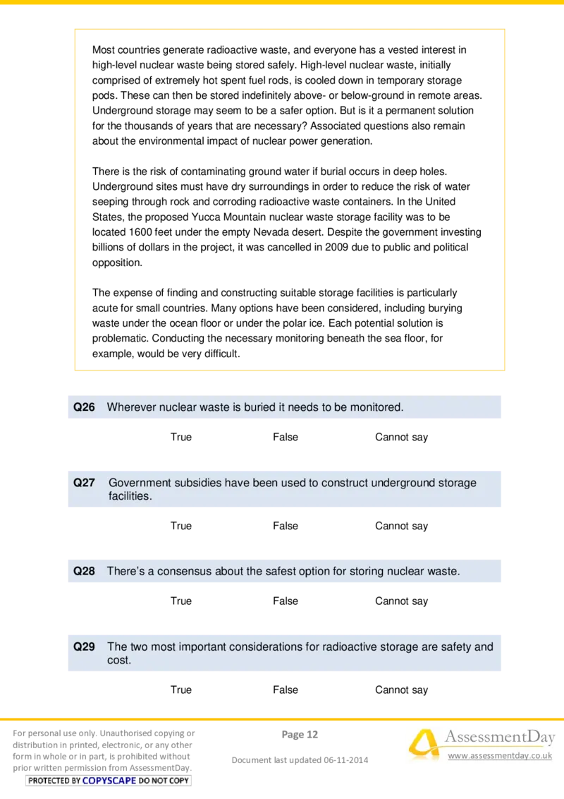 VerbalReasoningTest5-Questions_2025春招题库汇总_十大行测题库_2023年十大热门题库更新中_05、TalentQ汇总_TalentQ测试题（适合大多数外资银行以及其他企业）_VerbalReasoning
