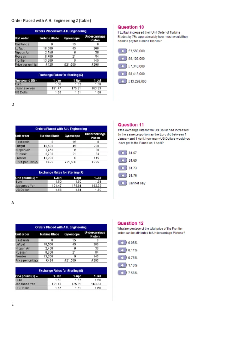 OrderPlacedwithA.H.Engineering2_2025春招题库汇总_外资银行题库_23花旗_师兄师姐分享资料_花旗银行_表格1