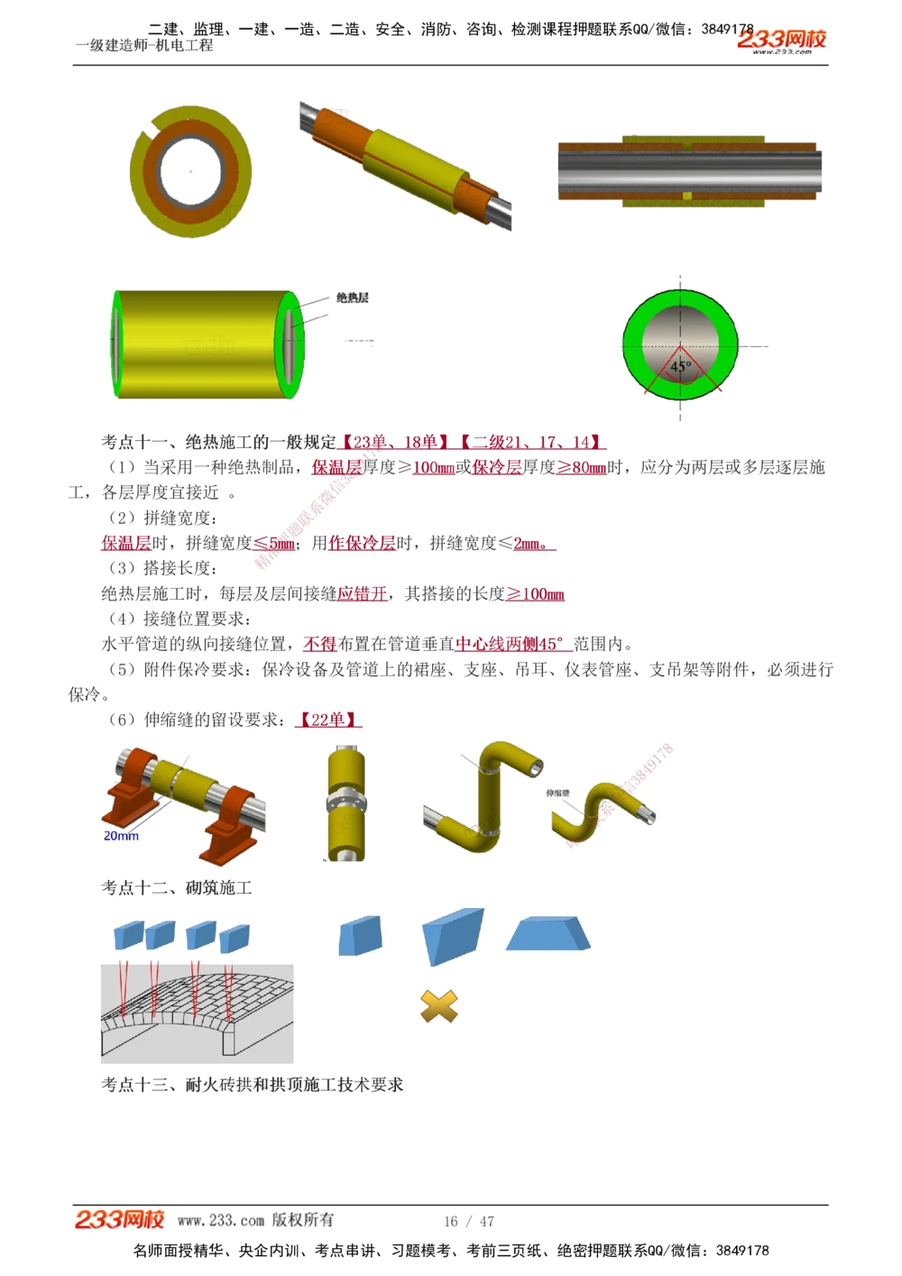 1-7_2026年一级建造师_2026年一建机电_2025年一建机电SVIP_04-冲刺串讲✿考点强化✿小灶集训_95-机电《考前集训班》王子初233