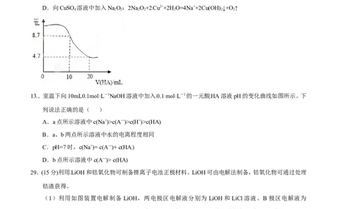2015年高考化学试卷（山东）（空白卷）_历年高考真题合集_化学历年高考真题_新&middot;Word版2008-2025&middot;高考化学真题_化学（按年份分类）2008-2025_2015&middot;高考化学真题