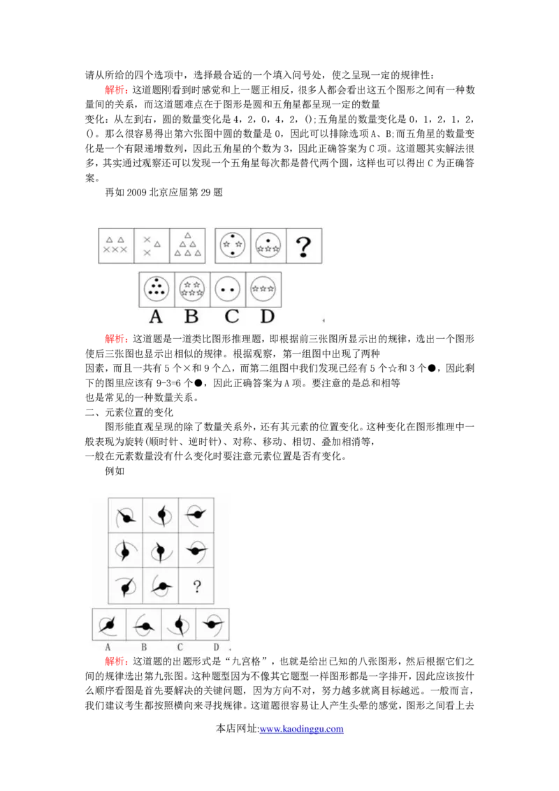 图形推理解题技巧分析讲义-_2025春招题库汇总_国企-运营商题库_电信笔试资料_最新_笔试_2中国电信行测重点复习题_行测做题技巧-