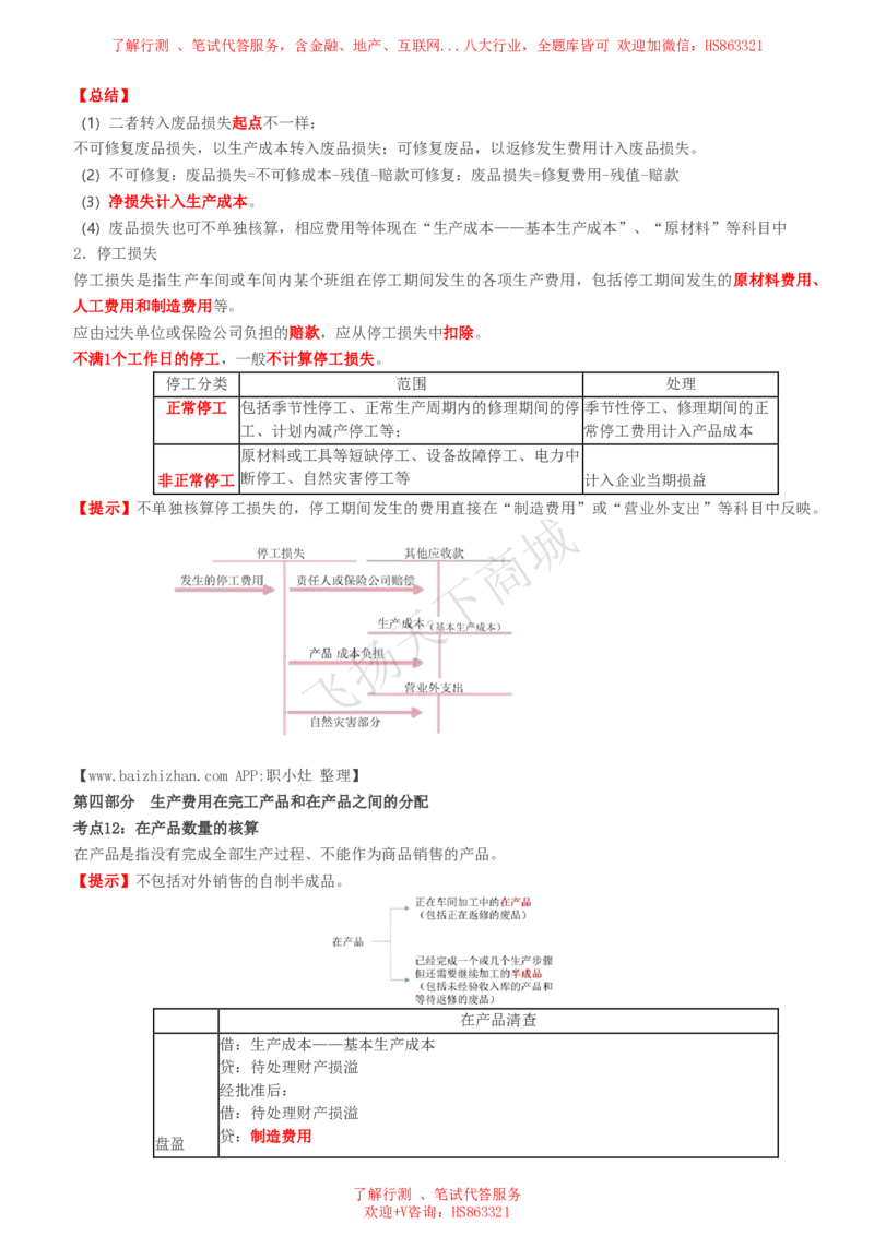 会计知识高频考点复习讲义_2025春招题库汇总_八大题库-1_04八大汇总_致同_会计专项-专业能力专业知识点讲义整理