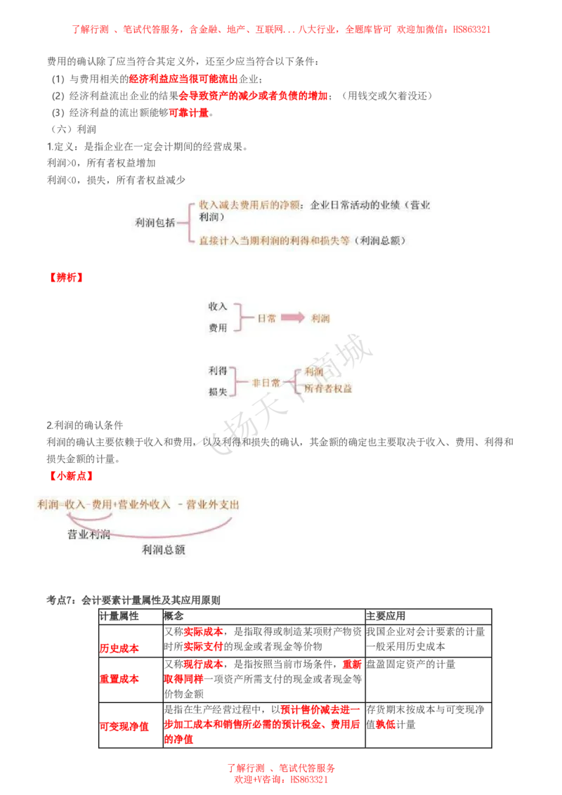 会计知识高频考点复习讲义_2025春招题库汇总_八大题库-1_04八大汇总_致同_会计专项-专业能力专业知识点讲义整理