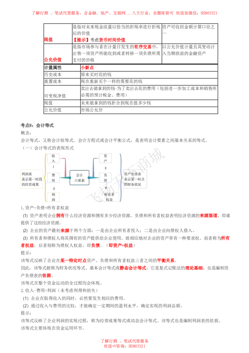 会计知识高频考点复习讲义_2025春招题库汇总_八大题库-1_04八大汇总_致同_会计专项-专业能力专业知识点讲义整理