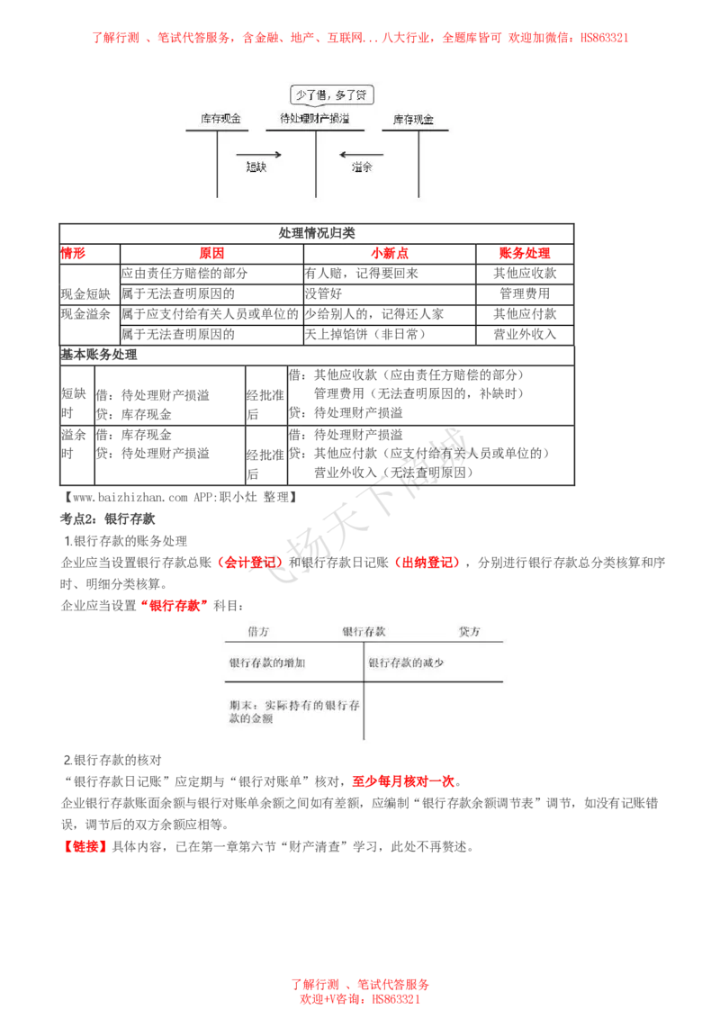 会计知识高频考点复习讲义_2025春招题库汇总_八大题库-1_04八大汇总_致同_会计专项-专业能力专业知识点讲义整理