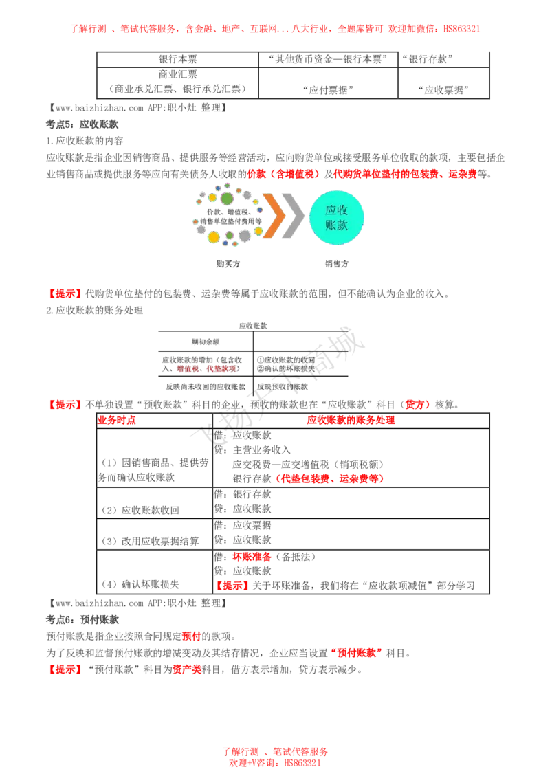 会计知识高频考点复习讲义_2025春招题库汇总_八大题库-1_04八大汇总_致同_会计专项-专业能力专业知识点讲义整理