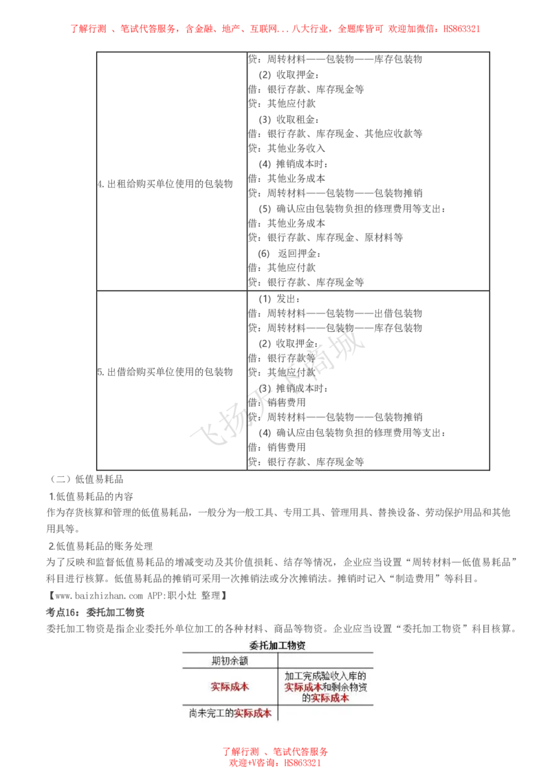 会计知识高频考点复习讲义_2025春招题库汇总_八大题库-1_04八大汇总_致同_会计专项-专业能力专业知识点讲义整理