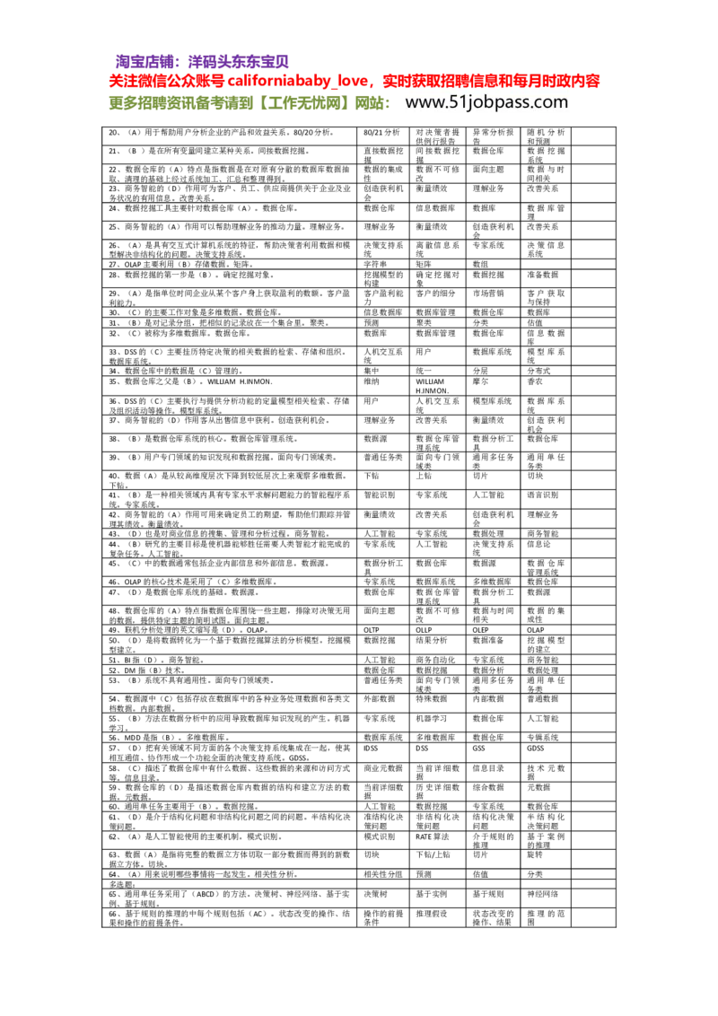 信息技术题库_2025春招题库汇总_国企题库_华能_4.华能集团技术复习资料「重点复习」_03信息技术题库