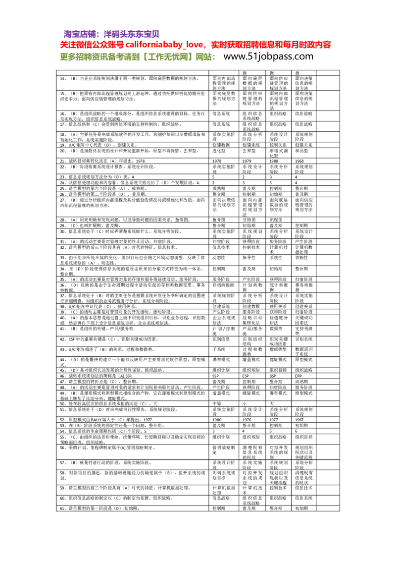 信息技术题库_2025春招题库汇总_国企题库_华能_4.华能集团技术复习资料「重点复习」_03信息技术题库