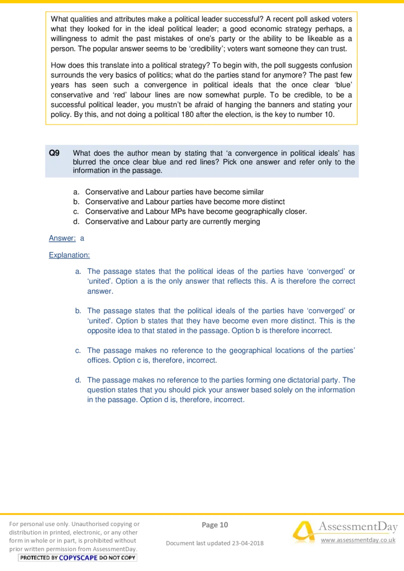 VerbalComprehensionTest2-Solutions_2025春招题库汇总_十大行测题库_2023年十大热门题库更新中_05、TalentQ汇总_TalentQ测试题（适合大多数外资银行以及其他企业）_VerbalReasoning