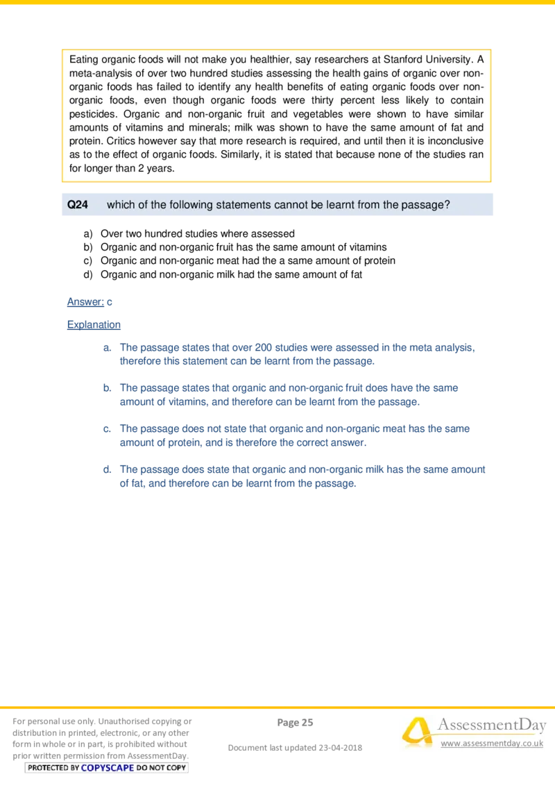 VerbalComprehensionTest2-Solutions_2025春招题库汇总_十大行测题库_2023年十大热门题库更新中_05、TalentQ汇总_TalentQ测试题（适合大多数外资银行以及其他企业）_VerbalReasoning