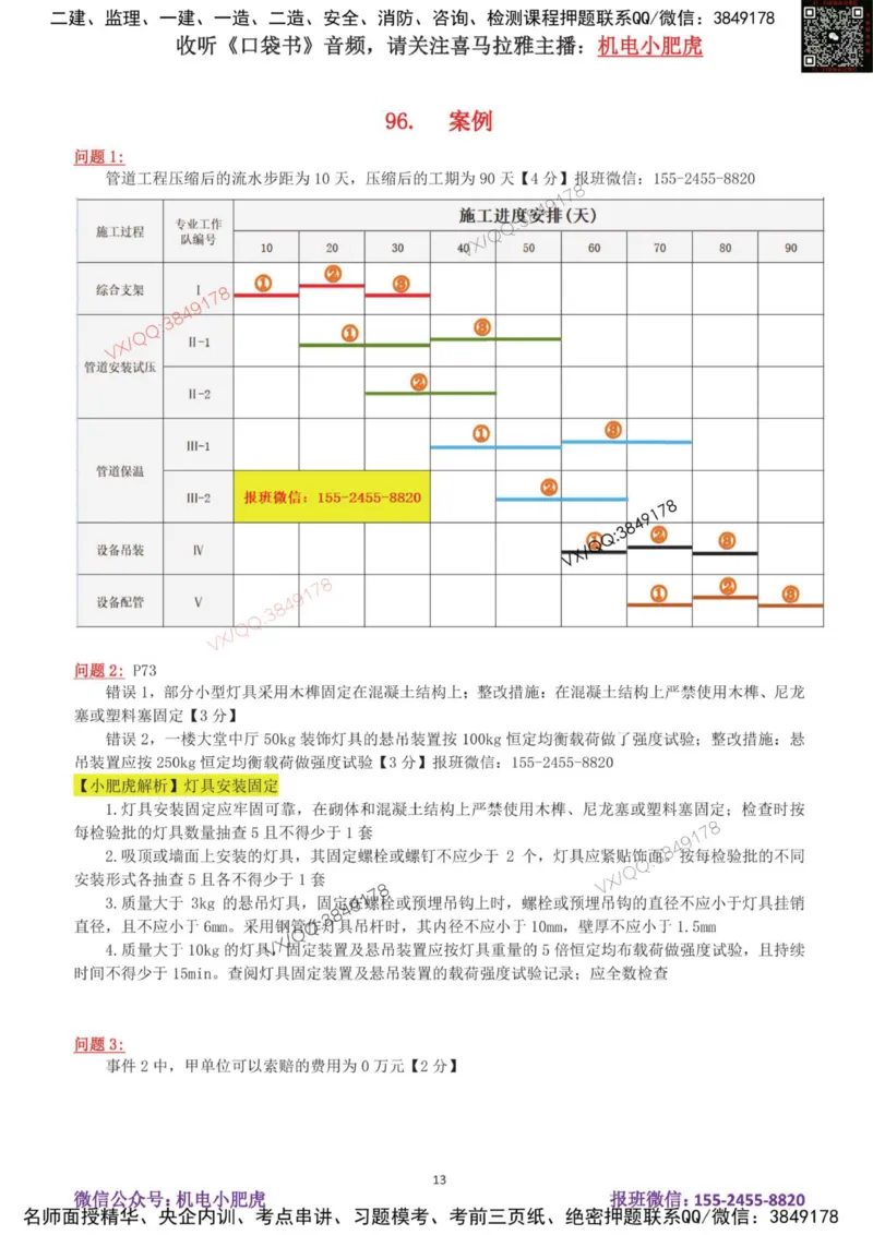 19-案例百题斩（96-100题）_2026年一级建造师_2026年一建机电_2025年一建机电SVIP_04-冲刺串讲✿考点强化✿小灶集训_17-机电《案例百题斩》小肥虎SMR