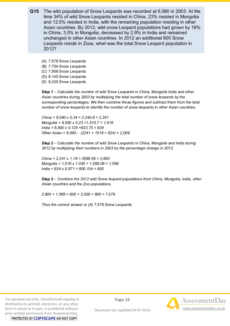 NumericalReasoningTest17-Solutions_2025春招题库汇总_十大行测题库_2023年十大热门题库更新中_05、TalentQ汇总_TalentQ笔试题库中文_TalentQ（图文版-参考）_2选看通用测试题，适用于TalentQ（N多题）